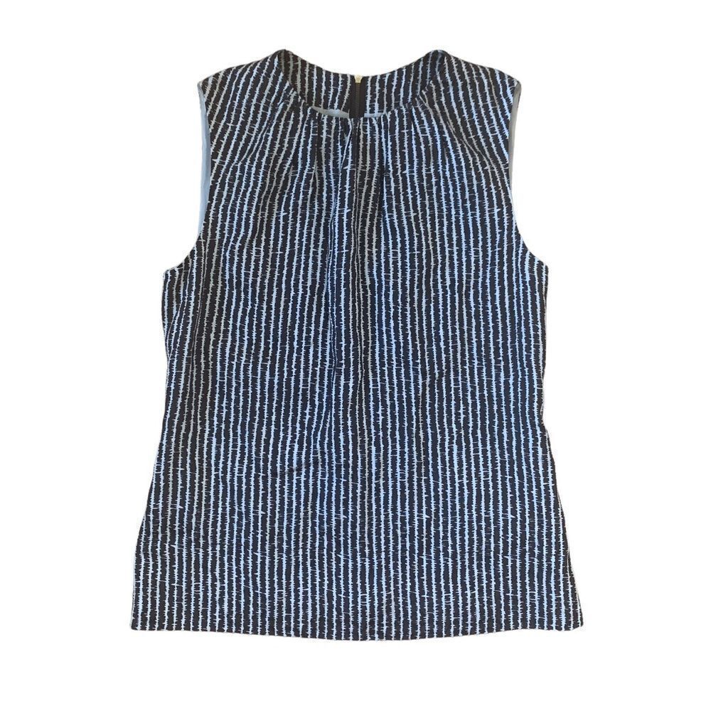 Printed Tory Burch Sleeveless Blouse Size 8